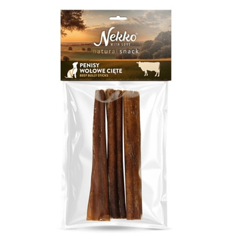 NEKKO NATURAL SNACK PRZYSMAK GRYZAK DLA PSA PENIS WOŁOWY 15cm 3szt