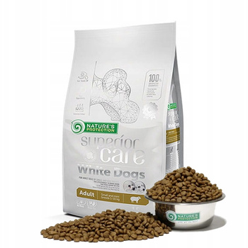 NATURE'S PROTECTION WHITE ADULT SMALL DOGS LAMB 1,5kg