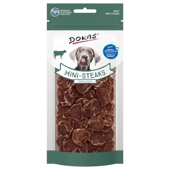 DOKAS MINI STEAKS PRZYSMAK SMAKOŁYK TRESERKI SMACZKI DLA PSA 50g