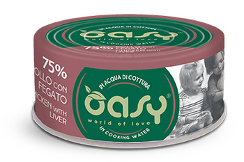 OASY KOT MORE LOVE KURCZAK/WĄTRÓBKA 70G PUSZKA