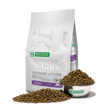 NATURE'S PROTECTION JUNIOR WHITE SMALL DOGS SALMON 1,5kg