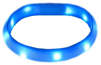 TRIXIE ŚWIECĄCA SILIKONOWA OBROŻA LED DLA PSA ŁADOWANA NA USB REGULOWANA