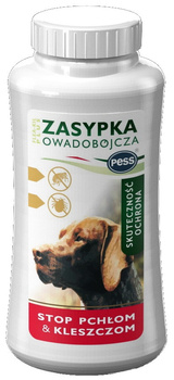 PESS ZASYPKA PUDER NA PCHŁY DLA PSA I KOTA SUNIA