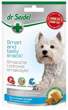 DR SEIDEL SMAKOŁYKI PRZYSMAKI NA ŚWIEŻY ODDECH DLA PSA 90g