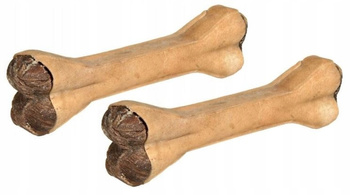 KOŚĆ NATURALNA ZE ŻWACZAMI DLA PSA 10cm 2 sztuki