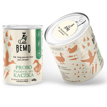 BEMO PROSO PAŃSTWA, OTO KACZKA! KARMA MOKRA DLA PSA 400g