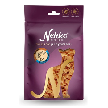 NEKKO MIĘSNE PRZYSMAKI DLA KOTA MINI STEK Z TUŃCZYKA Z KURCZAKIEM 50g