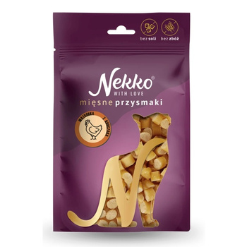 NEKKO MIĘSNE PRZYSMAKI DLA KOTA WĄTRÓBKA Z KURCZAKA 50g