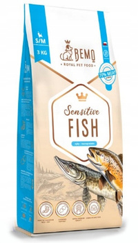 BEMO SENSITIVE FISH KARMA DLA PSA MAŁE I ŚREDNIE RASY RYBA 3kg