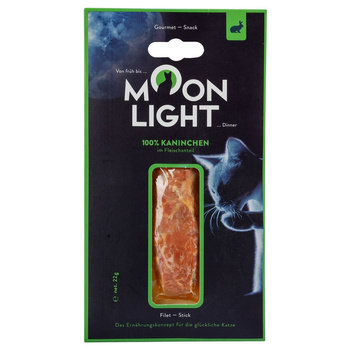 MOONLIGHT FILET PRZYSMAK SMAKOŁYK DLA KOTA MIĘKKI FILET Z KRÓLIKA 22g