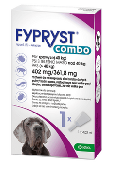 FYPRYST COMBO KROPLE NA KLESZCZE DLA PSÓW od 40kg