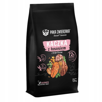 PAKA ZWIERZAKA SEVENTH HEAVEN PUPPY KACZKA I ŁOSOŚ KARMA DLA PSA SZCZENIĄT 1,5kg