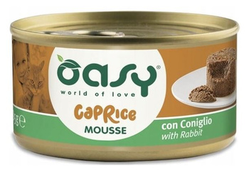 OASY KOT MOUSSE KRÓLIK PUSZKA 85g