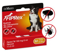 FIPREX KROPLE NA KLESZCZE DLA PSA M 10-20kg 1X2ml