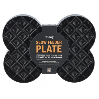 MISKA SPOWALNIAJĄCA JEDZENIE TACKA DO LIZANIA DLA PSA LICKIMAT SLODOG CZARNA 35x26cm