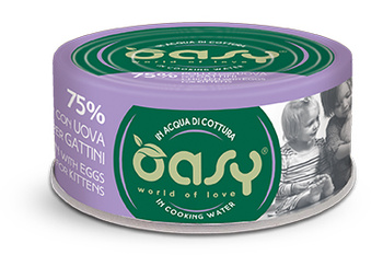 OASY KOT MORE LOVE KITTEN KURCZAK/JAJKO 70G PUSZKA