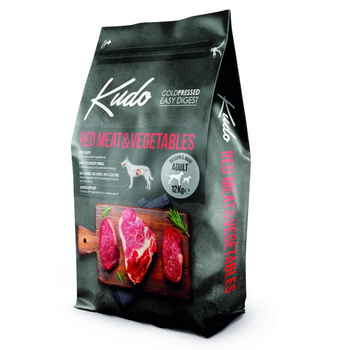 KUDO SUCHA KARMA DLA PSA MEDIUM MAXI CZERWONE MIĘSO WARZYWA 12kg