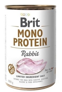 BRIT MONO PROTEIN RABBIT KARMA DLA PSA 400g