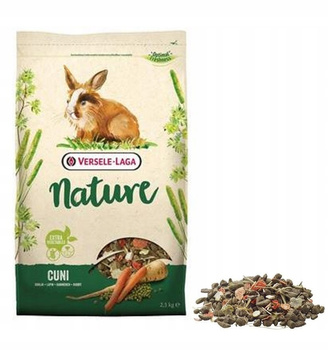 VERSELE LAGA CUNI NATURE 2,3kg POKARM DLA KRÓLIKA