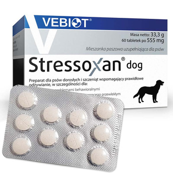 VEBIOT STRESSOXAN DOG 10 TABLETEK DLA PSA STRES SYLWESTER