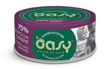 OASY KOT MORE LOVE TUŃCZYK/SARDYNKI 70G PUSZKA