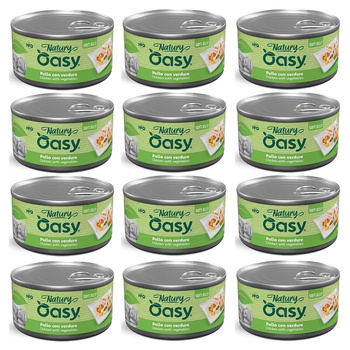 MOKRA KARMA DLA PSA OASY NATURY SOFT JELLY KURCZAK Z WARZYWAMI 12x150g