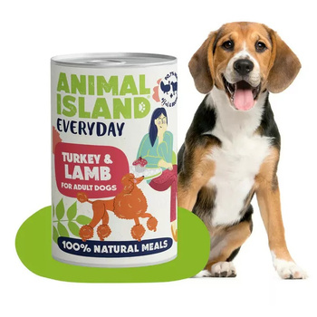 ANIMAL ISLAND EVERYDAY MOKRA KARMA DLA PSA INDYK I JAGNIĘCINA PUSZKA 400g