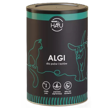 WOW!PETS ALGI MORSKIE WITAMINY SUPLEMENTY DLA PSA I KOTA 220g