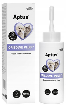 APTUS ORISOLVE PLUS PŁYN DO CZYSZCZENIA USZU DLA PSA I KOTA 100ml