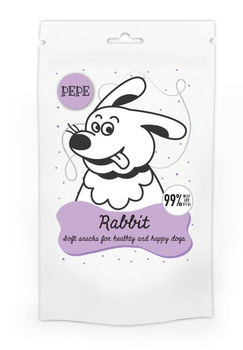 PAKA ZWIERZAKA PEPE RABBIT PRZYSMAK MONOPROTEINOWY DLA PSA KRÓLIK 70g