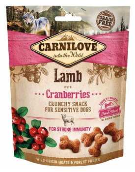 CARNILOVE CRUNCHY SNACK PRZYSMAK PSA JAGNIĘCINA 200g