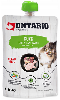 ONTARIO DUCK FRESH MEAT PASTE KARMA DLA KOTA KACZKA 90g