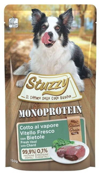 STUZZY MONOPROTEIN KARMA DLA PSA CIELĘCINA Z BOTWINKĄ 150g