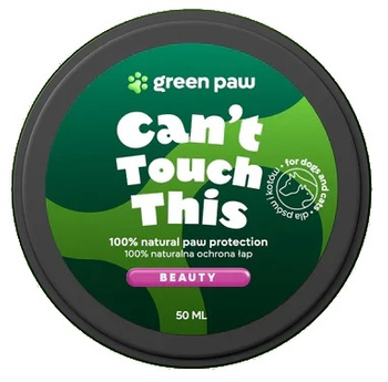 GREEN PAW CAN'T TOUCH THIS  OCHRONNA MAŚĆ DO ŁAP PSA NA UPAŁ MRÓZ LÓD 50ml