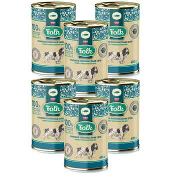  KARMA MOKRA DLA PSA PEŁNOPORCJOWA FOLK POMORSKIE DOSKONAŁE DANIE Z RYB PUSZKA 6x400g