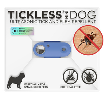 TICKLESS PET MINI GREEK BLUE ULTRADŹWIĘKOWA OCHRONA NA KLESZCZE I PCHŁY PSY