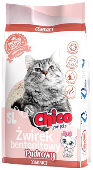 CHICO ŻWIREK BENTONITOWY DLA KOTA PUDROWY 5l