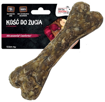 SYTA MICHA KOŚĆ PRZYSMAK DLA PSA GRYZAK SZCZENIAK 13,5cm