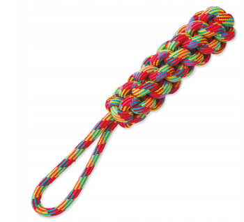 DOG FANTASY SZNUR Z BAWEŁNY SZARPAK DO PRZECIĄGANIA 37cm