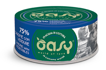 OASY KOT MORE LOVE SARDYNKI/WARZYWA 70G PUSZKA