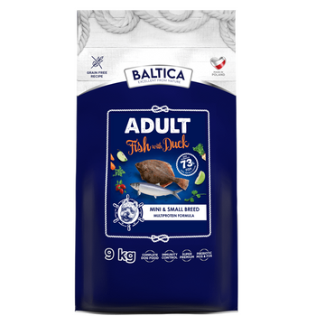 BALTICA ADULT FISH DUCK XS/S KARMA DLA PSA MAŁE RASY 9kg