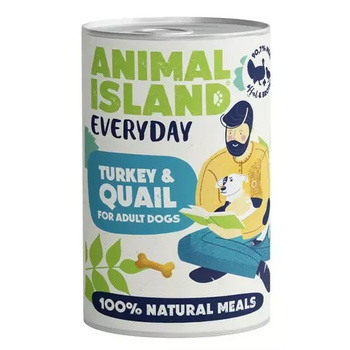 ANIMAL ISLAND EVERYDAY MOKRA KARMA DLA PSA INDYK I PRZEPIÓRKA PUSZKA 400g