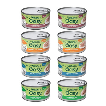 MOKRA KARMA DLA KOTA OASY NATURY SOFT JELLY MIX SMAKÓW Z TUŃCZYKIEM 8x150g