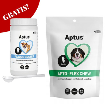 APTUS APTO-FLEX CHEW NA STAWY DLA PSÓW OD 15kg GRATIS APTUS PLAQUE BUSTER