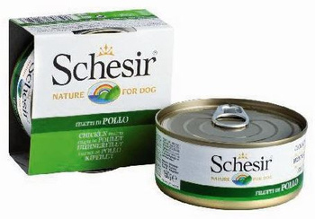SCHESIR KARMA DLA PSA FILETY Z KURCZAKA W GALARETCE PUSZKA 150g