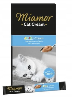 MIAMOR JUNIOR CREAM PASTA DLA KOCIĄT 6x15g