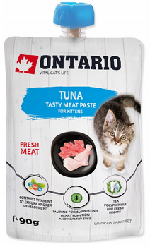 ONTARIO KITTEN TUNA FRESH MEAT PASTE KARMA DLA KOCIĄT TUŃCZYK 90g