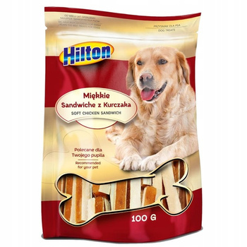 HILTON PRZYSMAK DLA PSA SMAKOŁYK MIĘKKIE SANDWICHE Z KURCZAKA 100g