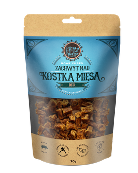 HAPPY SNACKY ZACHWYT NAD KOSTKĄ MIĘSA Z DZIKA PRZYSMAK DLA PSA 70g