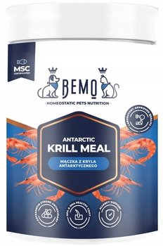 BEMO ANTARCTIC KRILL MEAL MĄCZKA Z KRYLA DLA PSA KOTA KWASY OMEGA 100g